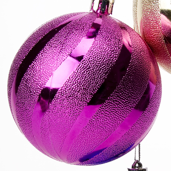 圣誕裝飾彩球(真空電鍍)